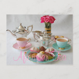 Carte Postale Afternoon Tea Postcard