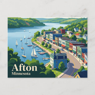 Carte Postale Afton USA