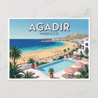 Carte Postale Agadir Beach Morocco Keepsake