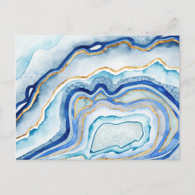 Carte Postale Agate de cobalt II (Devant)