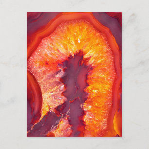 Carte Postale Agate d'incendie