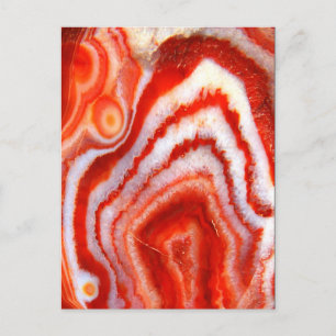 Carte Postale Agate orange de sang perdu