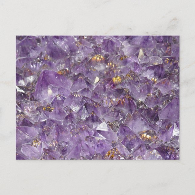 Carte Postale Agate Purple Crystal (Devant)