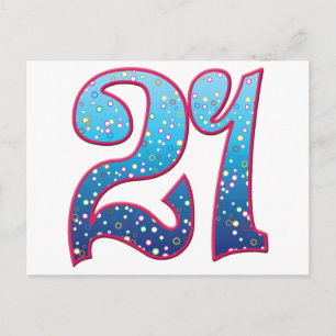 Carte Postale Âge 21