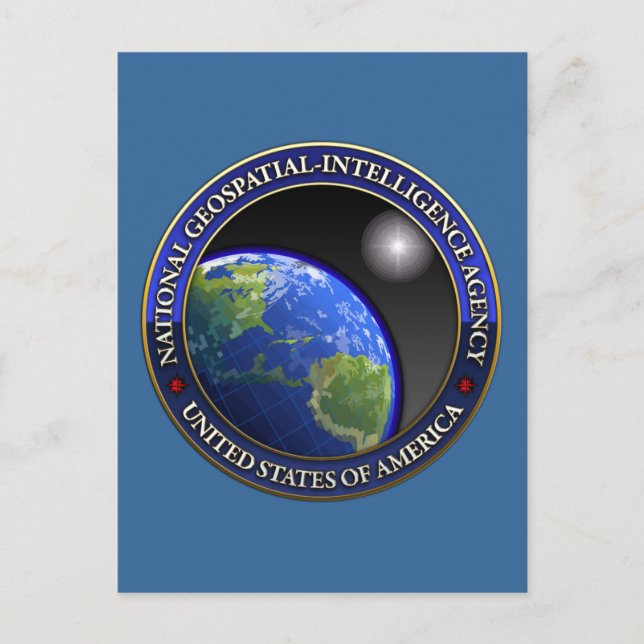 Carte Postale Agence nationale de renseignement géospatial (Devant)