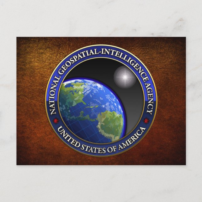 Carte Postale Agence nationale de renseignement géospatial (Devant)