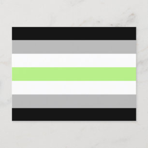 Carte Postale Agender Pride