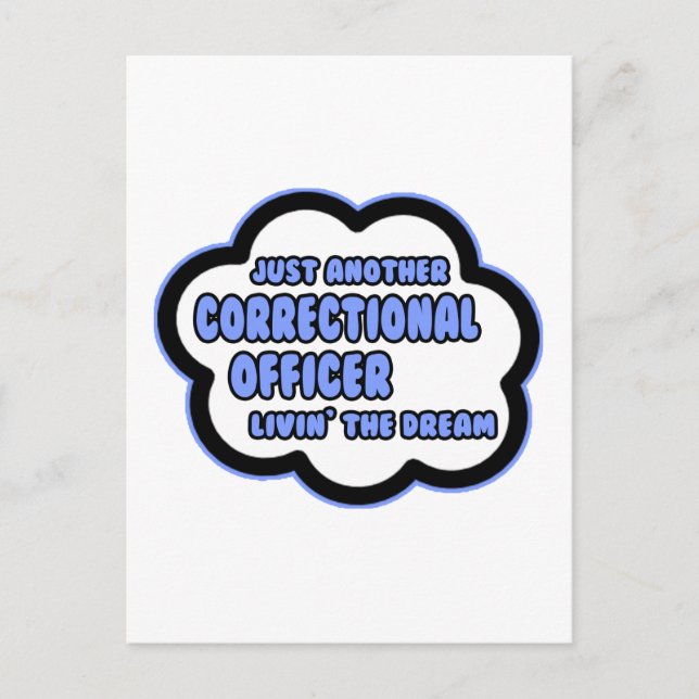 Carte Postale Agent correctionnel .. Vivre le rêve (Devant)