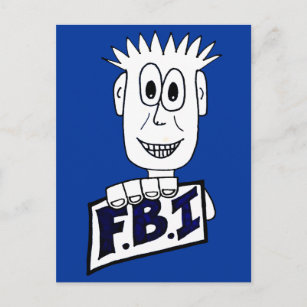 Carte Postale Agent du FBI
