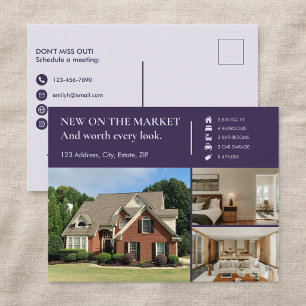 Carte Postale Agent Immobilier Classique Clé Juste Mis en Vente