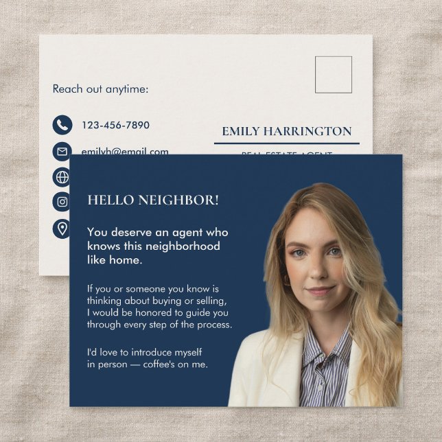 Carte Postale Agent immobilier de la Marine Introduction de clé  (Créateur téléchargé)
