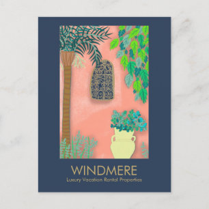 Carte Postale Agent immobilier de luxe Realtor Gestionnaire de p