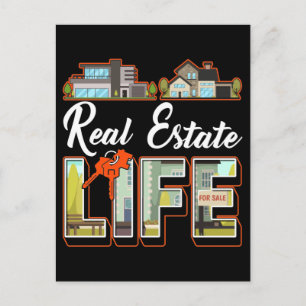 Carte Postale Agent Immobilier Humoristique Courtier Investisseu