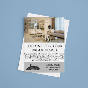 Carte Postale Agent immobilier moderne et élégant Personnalisé