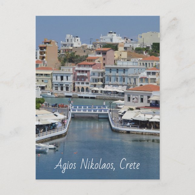 Carte postale Agios Nikolaos Crete (Devant)