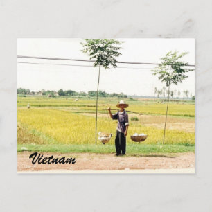 Carte Postale agriculteur vietnamien