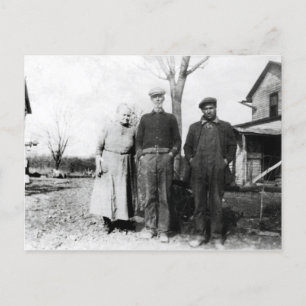 Carte Postale Agriculture Famille Ohio 1929