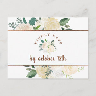 Carte Postale Agritourisme frais rustique Choix de repas RSVP