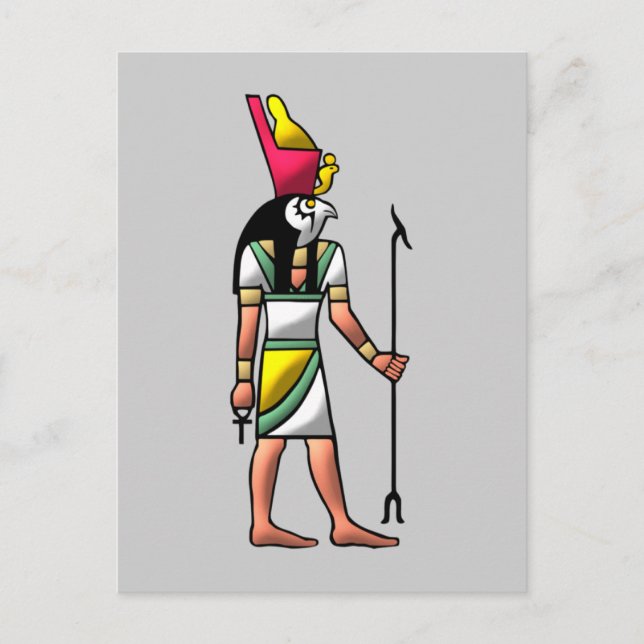 Carte Postale Ägypten Gott Horus dieu égypte (Devant)