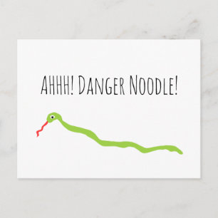 Carte Postale AHH! Danger Noodle! Snake