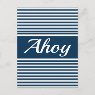 Carte Postale Ahoy