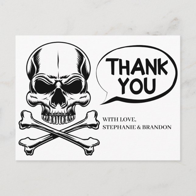 Carte Postale Ahoy Matey ! Merci (Devant)