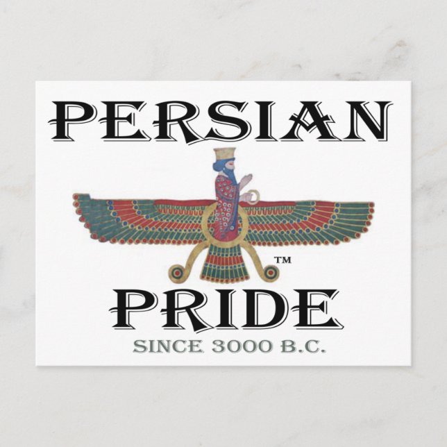 Carte Postale Ahura Mazda - Pride persane (Devant)