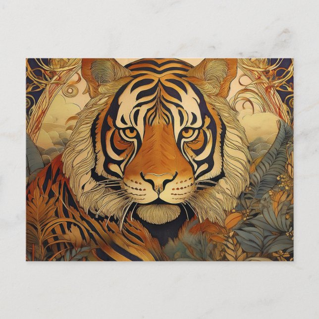Carte Postale AI Tiger (Devant)