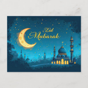 Carte postale Aïd Moubarak