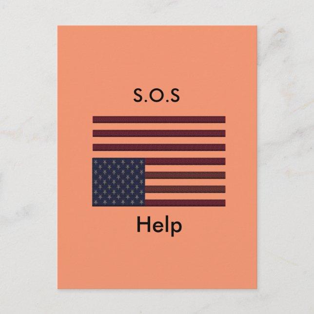 Carte Postale Aide S.O.S (Devant)