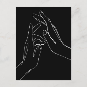 Carte Postale Aider les mains