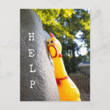 Aider Poulet en Caoutchouc