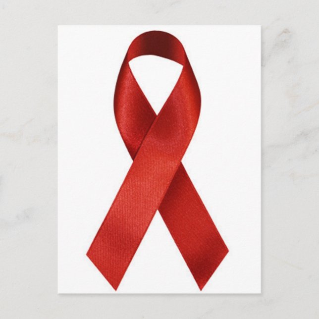 Carte Postale aids-ribbon (Devant)