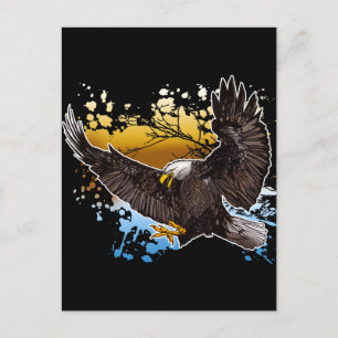 Carte Postale Aigle de Bald