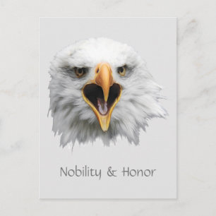 Carte Postale Aigle de Bald Noblesse & Honneur personnalisable