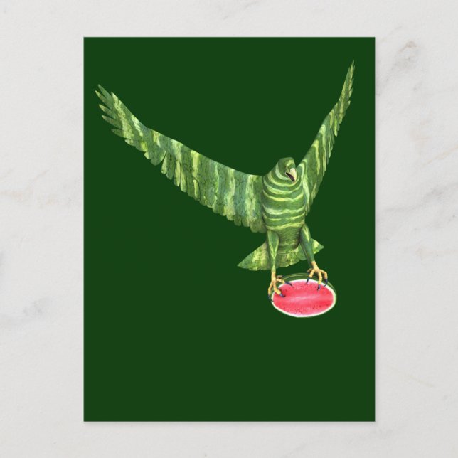 Carte Postale Aigle de la Fête nationale de la pastèque (Devant)