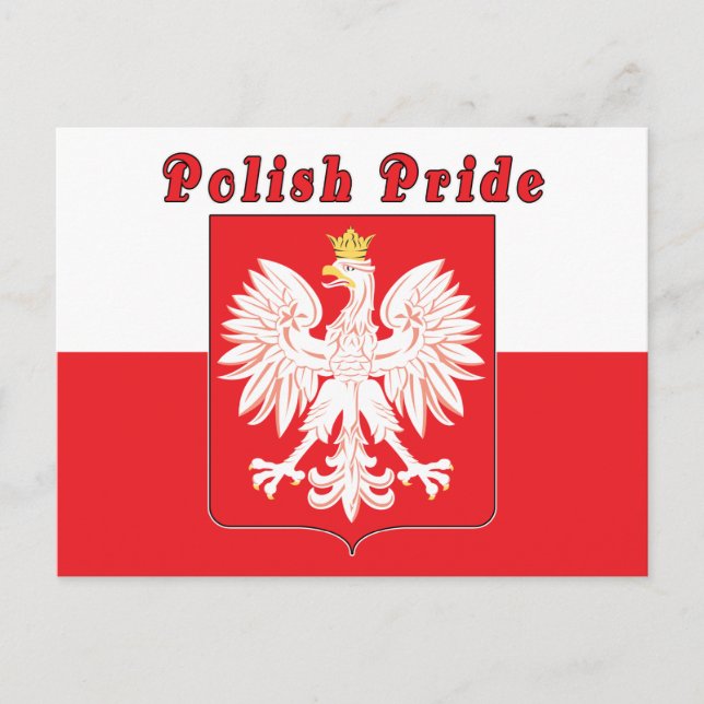 Carte Postale Aigle de la fierté polonaise (Devant)