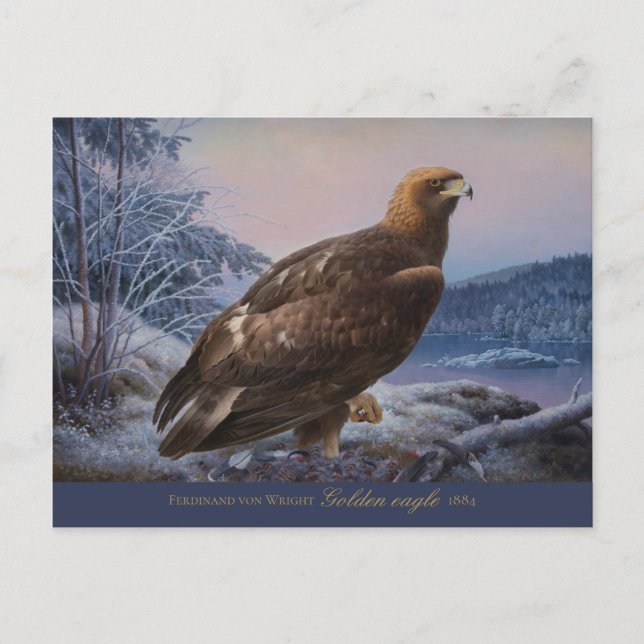 Carte Postale Aigle d'or Ferdinand von Wright 1884 CC0314 (Devant)