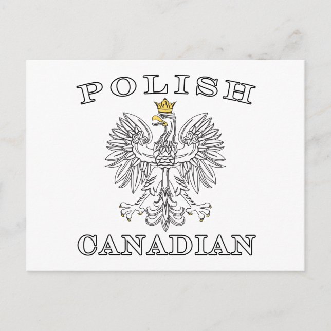 Carte Postale Aigle du Canada polonais (Devant)