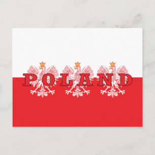 Carte Postale Aigles rouges de Pologne