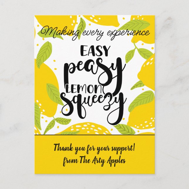 Carte Postale aiguillage client merci personnel de marketing cad (Devant)