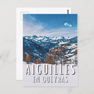 Carte Postale Aiguilles en Queyras Station