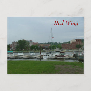 Carte Postale aile rouge