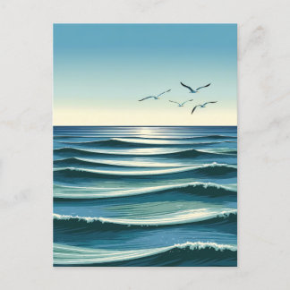 Carte Postale Ailes au-dessus des golfs