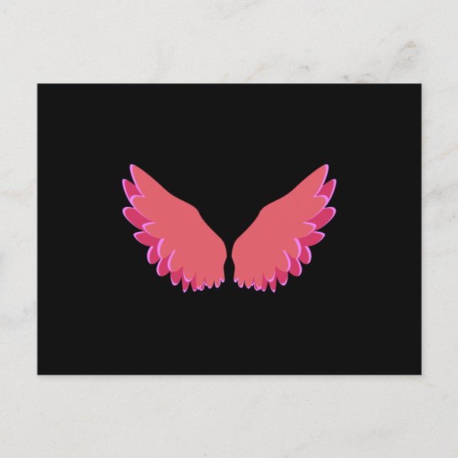 Carte Postale Ailes d'ange (Devant)