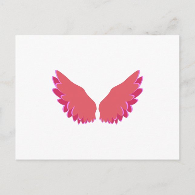 Carte Postale Ailes de l'Ange (Devant)