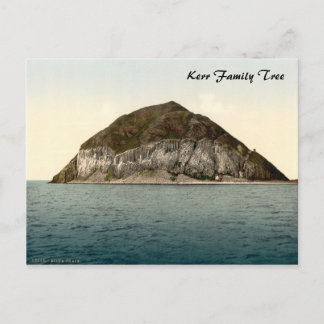 Carte Postale Ailsa Craig, Firme de Clyde, Écosse