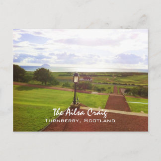 Carte Postale Ailsa Craig, Turnberry, Scotland Postcard