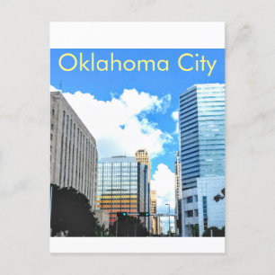 Carte Postale Aimant de la ville d'Oklahoma