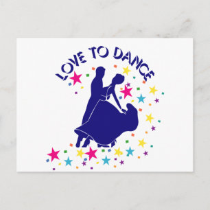 Carte Postale Aime danser